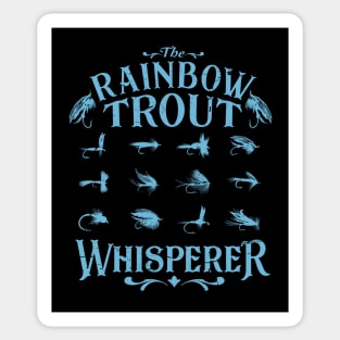 Rainbow Trout Fly Fishing Art Vintage Designs Sticker